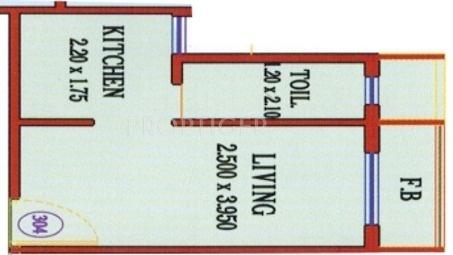 Gayatri Harsiddhi (1BHK+1T (590 sq ft) 590 sq ft)