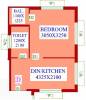 Dharitri Royal Enclave Apartment (1BHK+1T (450 sq ft) 450 sq ft)