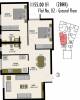 Land Insignia (2BHK+2T (1,155 sq ft) 1155 sq ft)
