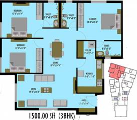 Land Insignia (3BHK+3T (1,500 sq ft) 1500 sq ft) Land Insignia (3BHK+3T (1,500 sq ft) 1500 sq ft)