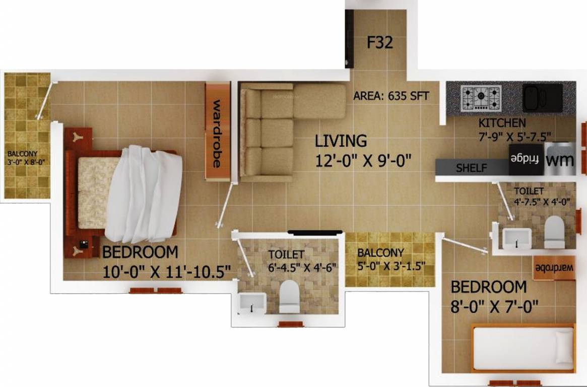 Alapana Panchatara (2BHK+2T (635 sq ft) 635 sq ft) Alapana Panchatara (2BHK+2T (635 sq ft) 635 sq ft)