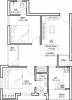 Conceptts Flat I (2BHK+2T (713 sq ft) 713 sq ft)