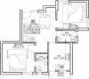 Conceptts Flat I (2BHK+2T (715 sq ft) 715 sq ft)