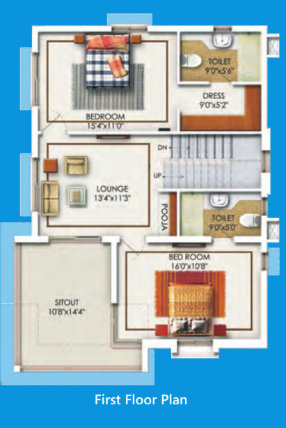 kanopy lotus Floor Plan First Floor Plan