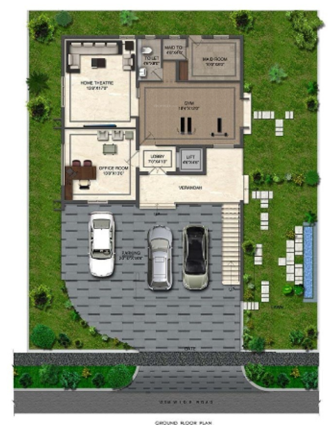 Ground Floor Plan hill park gardenia Floor Plan Ground Floor Plan