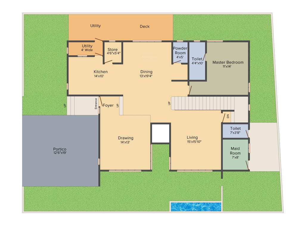 Aparna Constructions HillPark Gardenia 4BHK+5T (5,405 sq ft) + Servant Room