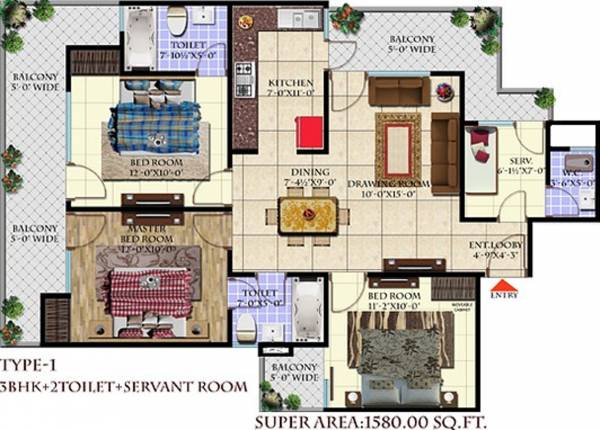 floorPlan of Andromida Real Estate Planet One