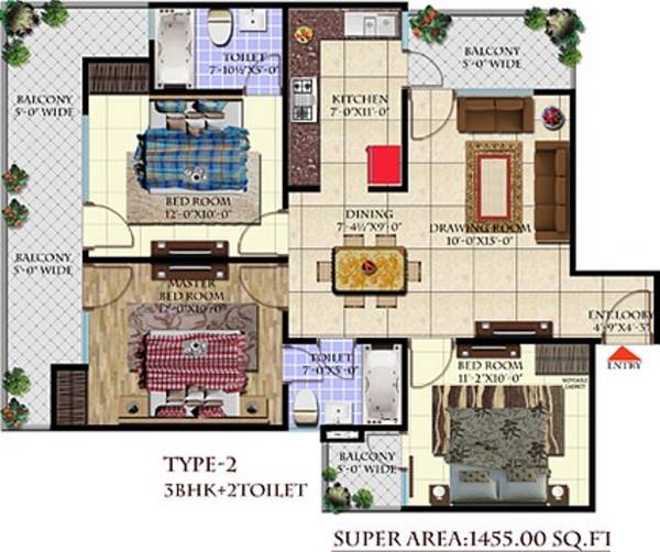 floorPlan of Andromida Real Estate Planet One