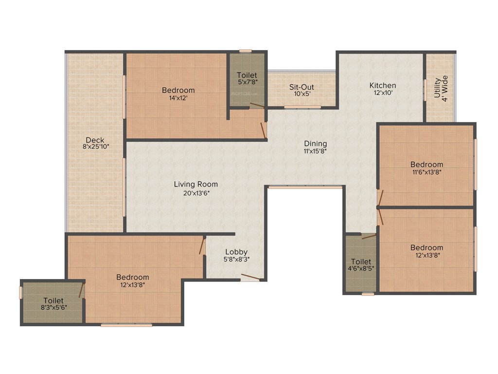 Patil Ekaant (4BHK+4T (2,250 sq ft) 2250 sq ft)