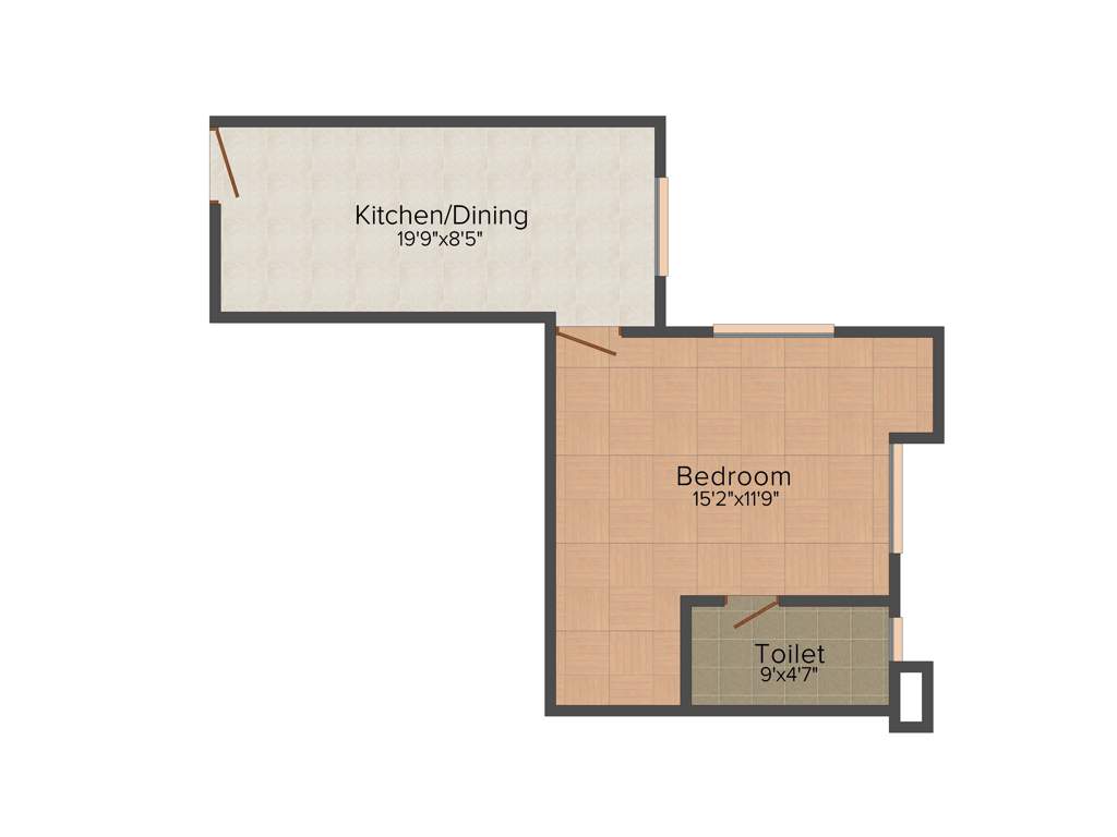 Anila Live Gagan (1BHK+1T (718 sq ft) 718 sq ft)