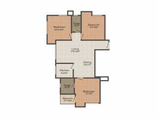 Anila Live Gagan (3BHK+2T (1,419 sq ft) 1419 sq ft) Anila Live Gagan (3BHK+2T (1,419 sq ft) 1419 sq ft)