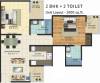 Amrapali Adarsh Awas Yojna (2BHK+2T (1,000 sq ft) 1000 sq ft)