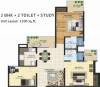 Amrapali Adarsh Awas Yojna (2BHK+2T (1,100 sq ft) + Study Room 1100 sq ft)