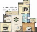 Amrapali Adarsh Awas Yojna (3BHK+2T (1,220 sq ft) 1220 sq ft) Amrapali Adarsh Awas Yojna (3BHK+2T (1,220 sq ft) 1220 sq ft)