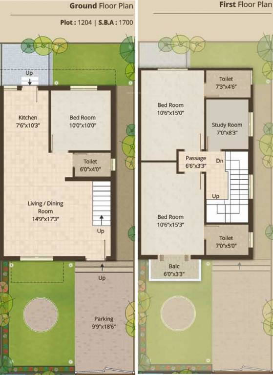 Darshanam Orchid (4BHK+3T (1,700 sq ft) 1700 sq ft)
