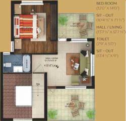 City Golden Villas (2BHK+2T (1,695 sq ft) 1695 sq ft)