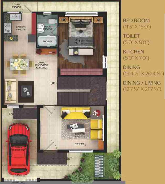 City Golden Villas (3BHK+3T (2,000 sq ft) 2000 sq ft)