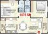  Senate (2BHK+2T (1,075 sq ft) 1075 sq ft)