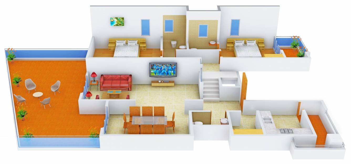 Assets Kanyakumari Heights (4BHK+3T (2,097 sq ft) 2097 sq ft)