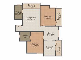 Abhinitha Vikas Vibhav (2BHK+2T (1,025 sq ft) 1025 sq ft) Abhinitha Vikas Vibhav (2BHK+2T (1,025 sq ft) 1025 sq ft)