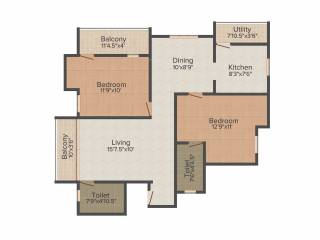 Abhinitha Vikas Vibhav (2BHK+2T (1,085 sq ft) 1085 sq ft) Abhinitha Vikas Vibhav (2BHK+2T (1,085 sq ft) 1085 sq ft)