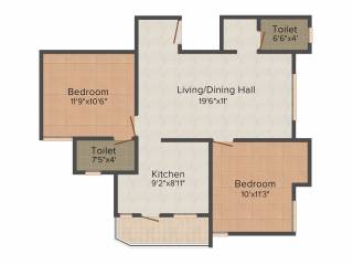 Abhinitha Vikas Vibhav (2BHK+2T (1,020 sq ft) 1020 sq ft) Abhinitha Vikas Vibhav (2BHK+2T (1,020 sq ft) 1020 sq ft)