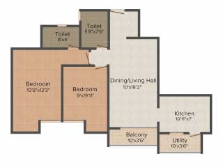 Abhinitha Vikas Vibhav (2BHK+2T (965 sq ft) 965 sq ft) Abhinitha Vikas Vibhav (2BHK+2T (965 sq ft) 965 sq ft)