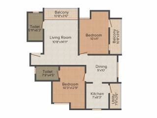 Abhinitha Vikas Vibhav (2BHK+2T (1,065 sq ft) 1065 sq ft) Abhinitha Vikas Vibhav (2BHK+2T (1,065 sq ft) 1065 sq ft)