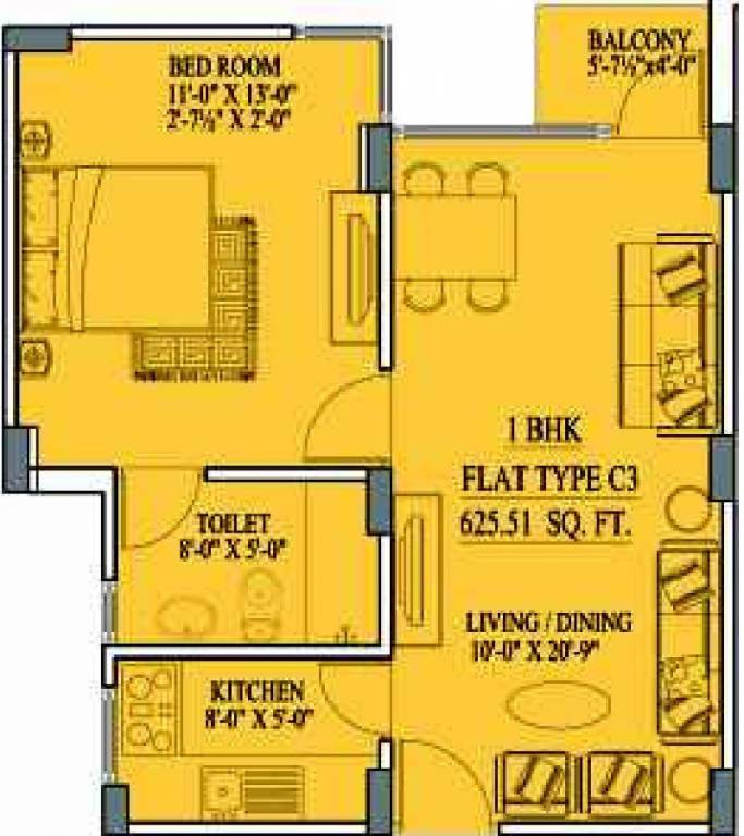 Shree Ram Umang (1BHK+1T (625 sq ft) 625 sq ft) Shree Ram Umang (1BHK+1T (625 sq ft) 625 sq ft)