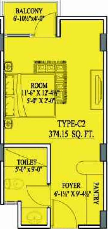Shree Ram Umang (1BHK+1T (374 sq ft) 374 sq ft) Shree Ram Umang (1BHK+1T (374 sq ft) 374 sq ft)