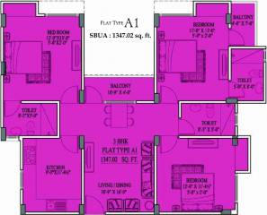 Shree Ram Umang (3BHK+3T (1,347 sq ft) 1347 sq ft) Shree Ram Umang (3BHK+3T (1,347 sq ft) 1347 sq ft)