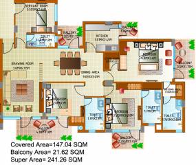 CGHS Jal Vihar Welfare Society (3BHK+3T (2,597 sq ft) + Servant Room 2597 sq ft) CGHS Jal Vihar Welfare Society (3BHK+3T (2,597 sq ft) + Servant Room 2597 sq ft)
