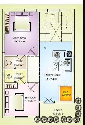 raj enclave Floor Plan Ground Floor Plan