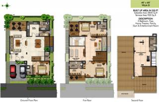 Fortune Hestia (3BHK+4T (3,830 sq ft) + Servant Room 3830 sq ft)