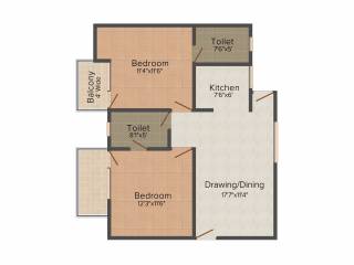 Natures Sai Residency 2 (2BHK+1T (900 sq ft) 900 sq ft) Natures Sai Residency 2 (2BHK+1T (900 sq ft) 900 sq ft)