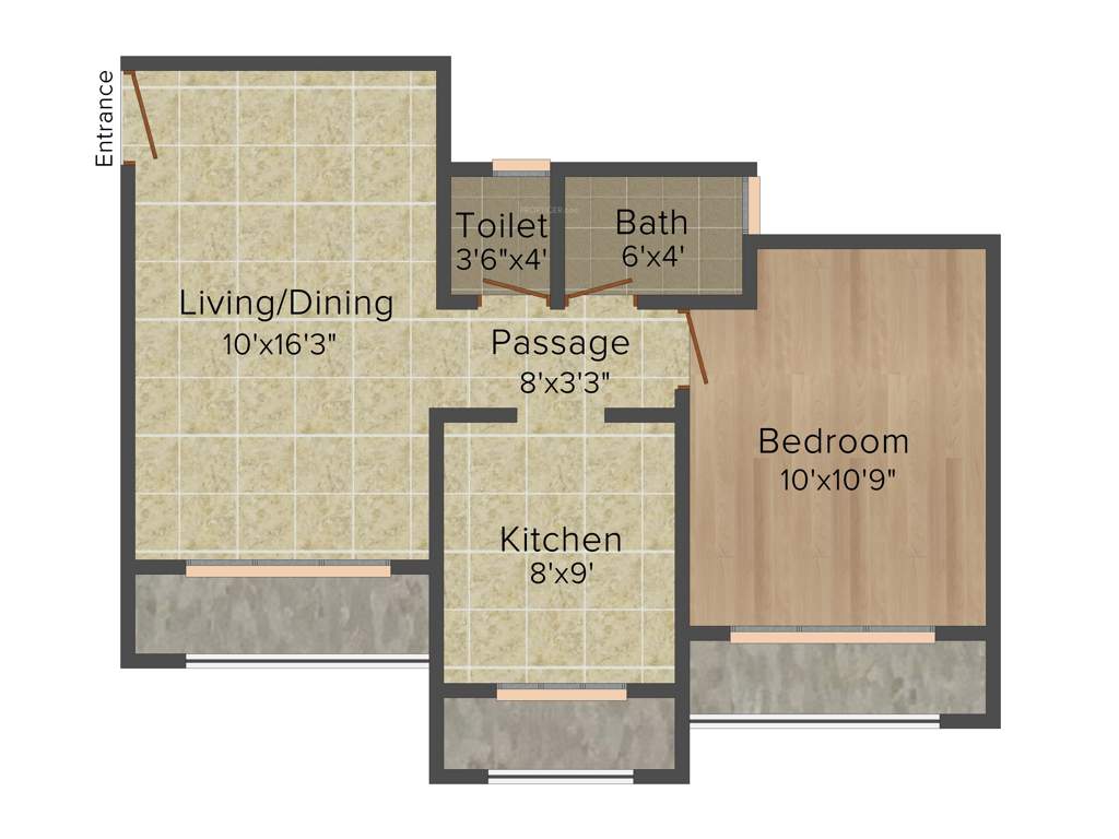 Riddhi Siddhi Greens (1BHK+1T (600 sq ft) 600 sq ft)