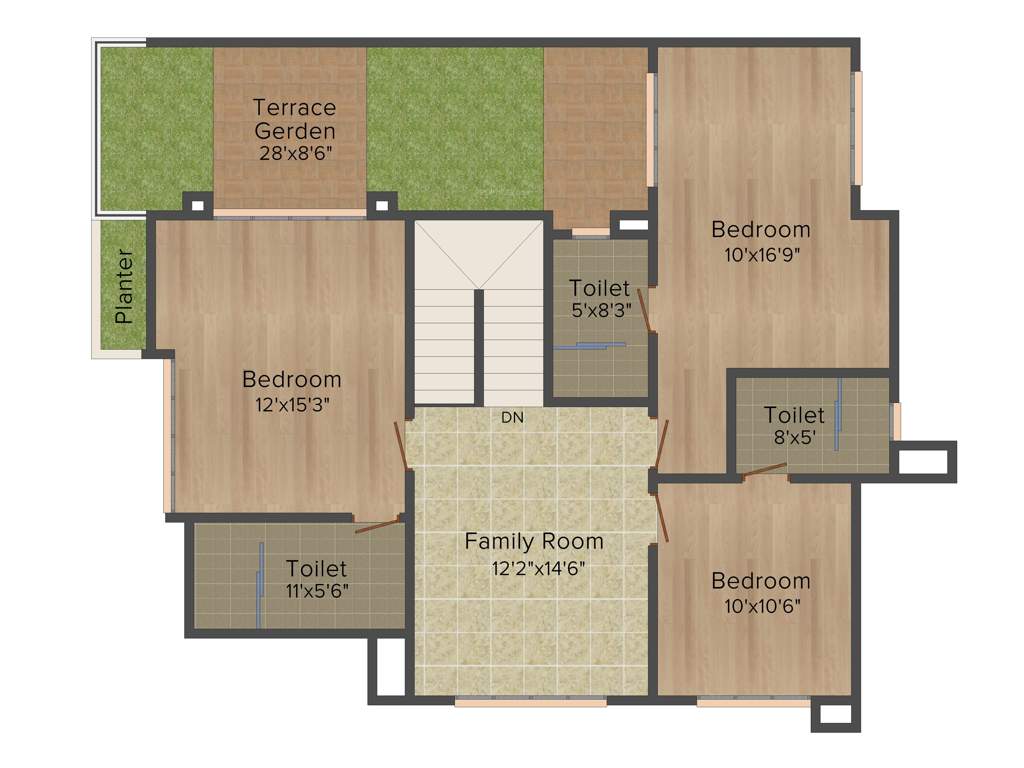 Ramcons Insignia (4BHK+4T (2,850 sq ft) 2850 sq ft)
