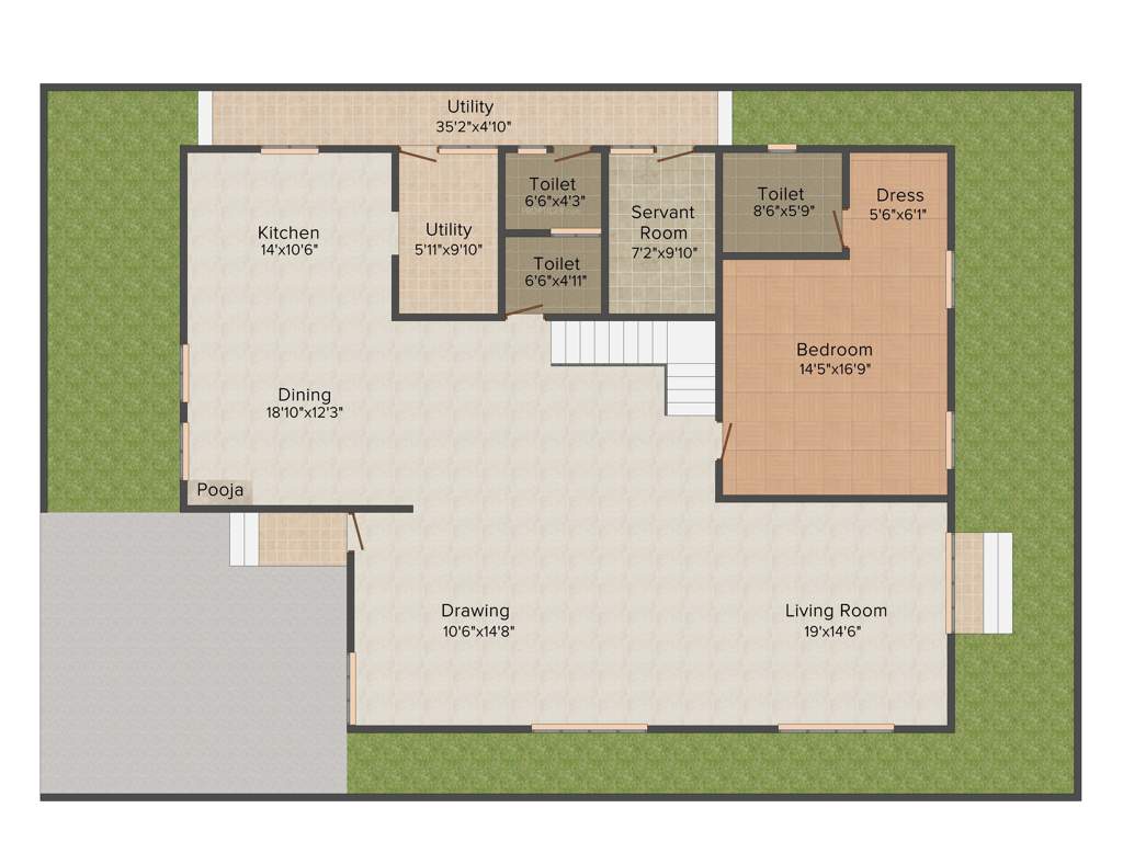 Ashoka A La Maison Annexe (4BHK+5T (4,200 sq ft) + Servant Room 4200 sq ft)