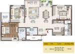 Mahaveer Sitara (3BHK+2T (1,766 sq ft) 1766 sq ft)