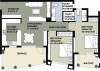 Raheja Vedas (2BHK+2T (1,408 sq ft) 1408 sq ft)