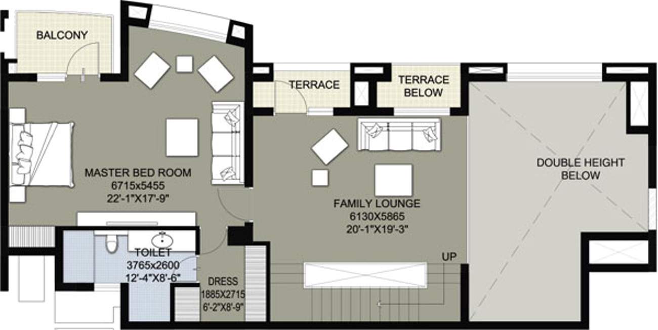 Raheja Vedas (3BHK+3T (4,547 sq ft) + Servant Room 4547 sq ft)