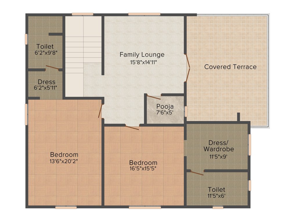 Aditya Empress Park (4BHK+4T (5,020 sq ft)   Study Room 5020 sq ft)