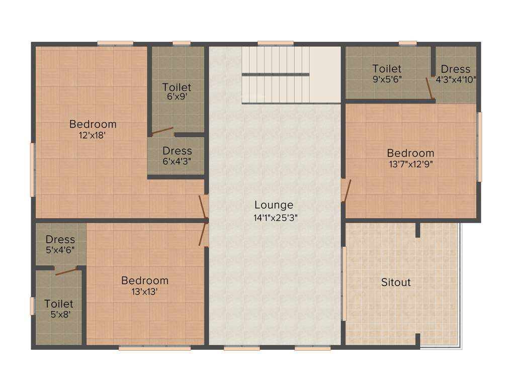 Aditya Villa Grande (5BHK+5T (4,780 sq ft)   Servant Room 4780 sq ft)