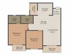 ND Pentos (2BHK+2T (1,182 sq ft) 1182 sq ft)