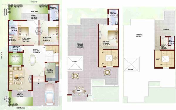 Ansal Orchid Bloom (3BHK+5T (2,666 sq ft) + Servant Room 2666 sq ft) Ansal Orchid Bloom (3BHK+5T (2,666 sq ft) + Servant Room 2666 sq ft)