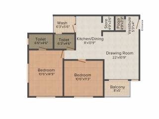 Shivpooja Aashka Elegance (2BHK+2T (1,332 sq ft) 1332 sq ft) Shivpooja Aashka Elegance (2BHK+2T (1,332 sq ft) 1332 sq ft)