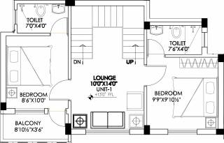 Aara Twin House (3BHK+3T (1,218 sq ft) 1218 sq ft) Aara Twin House (3BHK+3T (1,218 sq ft) 1218 sq ft)