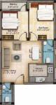 Aara Rain Tree (2BHK+2T (770 sq ft) 770 sq ft)