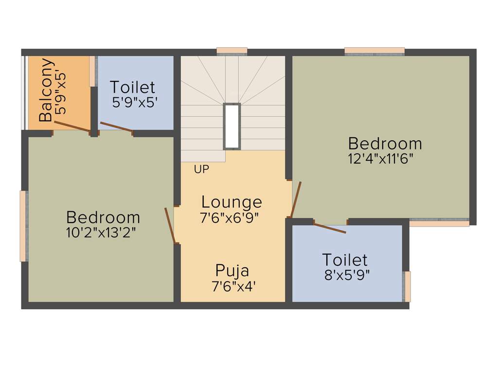 Rameshwar Kedarnath Bungalows (4BHK+4T (2,610 sq ft) + Pooja Room 2610 sq ft)