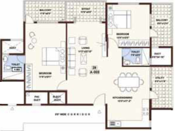 Uma Sree Dream World (2BHK+2T (1,573 sq ft) 1573 sq ft) Uma Sree Dream World (2BHK+2T (1,573 sq ft) 1573 sq ft)